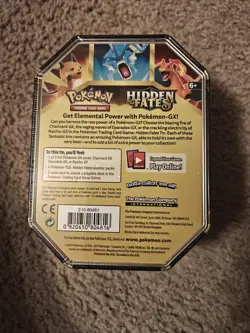 Pokemon Hidden Fates Charizard Tin Facotry Sealed 2019 TCG - Image 2