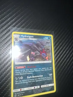 Hydreigon (Cracked Ice Holo) 62/111 Holo Holo Rare Deck Exclusives Pokemon LP - Image 2