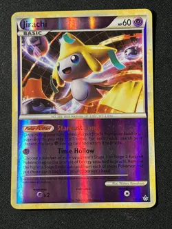 Reverse Holo Jirachi 1/95 HGSS Unleashed Pokemon 2010 MP - Image 1