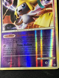 Reverse Holo Jirachi 1/95 HGSS Unleashed Pokemon 2010 MP - Image 3