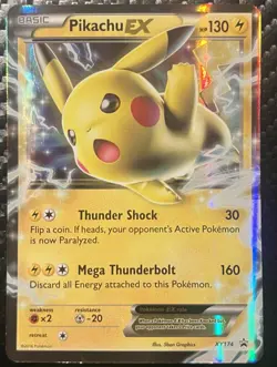 The Pokemon Company Pikachu EX XY174 XY Promo Holo Basic 130 HP EN - Image 1