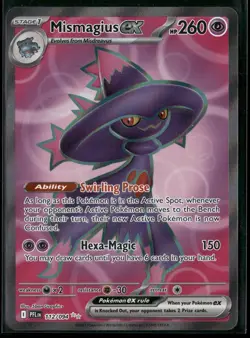 Pokemon Mismagius ex - Ultra Rare 112/094 PFL ME02: Phantasmal Flames NM - Image 1
