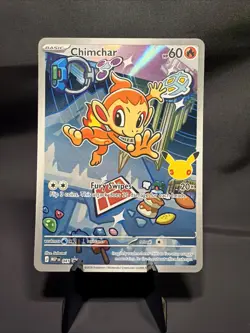 Pokemon TCG Chimchar 41 First Partner Collection Black Star Promo - Image 1