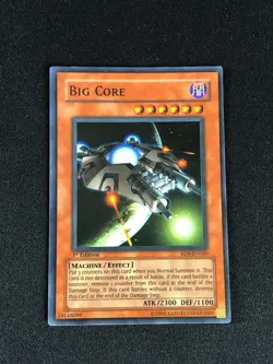 YUGIOH BIG CORE RDS-EN030 1ST SUPER PLAY/EDGEWARE - Image 1