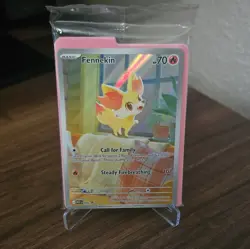 Fennekin Full Art Promo Chaos Rising ETB Promo 080 - SEALED & MINT FRONT Pokemon - Image 1