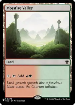 Mossfire Valley (MKC) - Near Mint MTG The List - Image 1