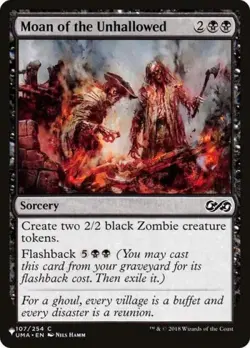 Moan of the Unhallowed - Near Mint MTG The List - Image 1