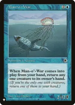 Man-o'-War (POR) - Near Mint MTG The List - Image 1