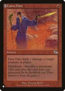 Lava Dart - Near Mint MTG The List - Image 1