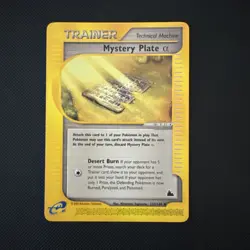 Mystery Plate Alpha 133/144 Skyridge Pokemon S401 - Image 1