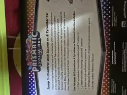 Lucario And Tyranitar Ex Pokemon TCG Prismatic EX Premium Collection Box Set - Image 3