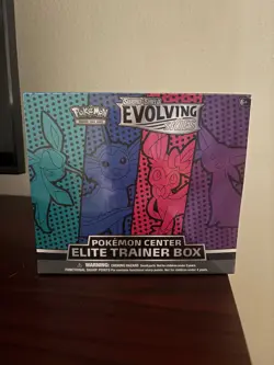 2021 Pokemon Evolving Skies Pokemon Center Sealed ETB Elite Trainer Box - Image 1