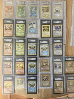 63 Vintage Pokemon Including Shadowless Charizard, Venusaur, Bs Blastoise & More - Image 2