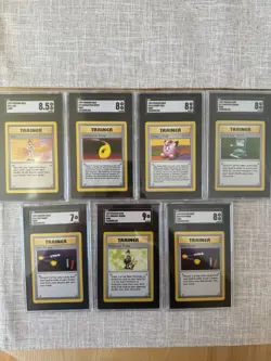 63 Vintage Pokemon Including Shadowless Charizard, Venusaur, Bs Blastoise & More - Image 4