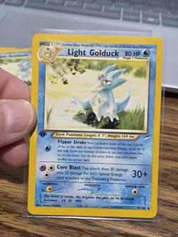 2002 Pokemon Neo Destiny 1st Edition Light Golduck #47/105 - Image 1