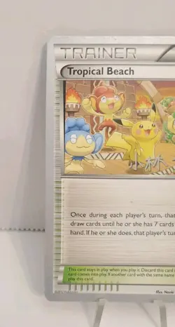 2012 Pokemon, Black & White Promos, #BW50 Tropical Beach 2014 World Championship - Image 3