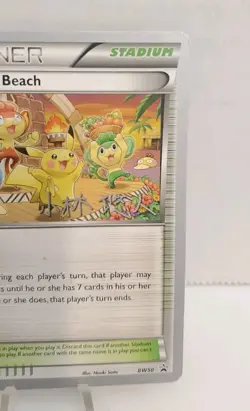 2012 Pokemon, Black & White Promos, #BW50 Tropical Beach 2014 World Championship - Image 4