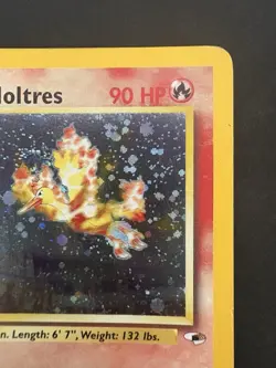 1st Edition Blaine's Moltres Pokemon Gym Heroes Holo Rare 1/132 - Image 4