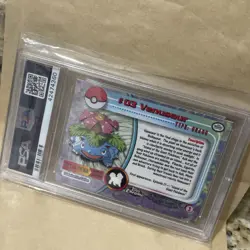 2000 Topps Chrome Pokemon Series 1 #03 Venusaur PSA 10 - Image 3