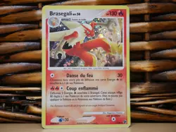 Pokemon BRASEGALI 1/106 HOLO RARE | HP Heavy Play | Great Encounters | 2008 - Image 1