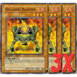 Yugioh Volcanic Blaster (FOTB-EN011) 1st Edition (NEAR MINT) (3X) - Image 1