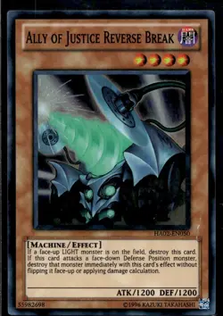 Ally of Justice Reverse Break Hidden Arsenal 2 HA02-EN050 MP YuGiOh TCG | Buy 10 - Image 1