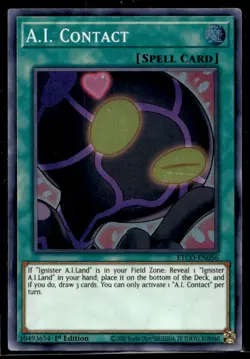 A.I. Contact Eternity Code ETCO-EN056 MP YuGiOh TCG | Buy 10 Get 10 Free - Image 1