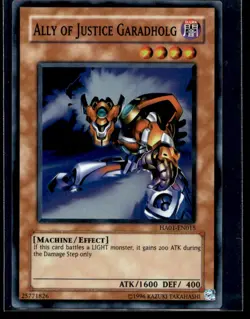 Ally of Justice Garadholg Hidden Arsenal HA01-EN015 MP YuGiOh TCG | Buy 10 Get 1 - Image 1