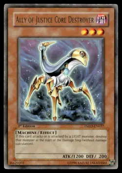 Ally of Justice Core Destroyer The Shining Darkness TSHD-EN037 MP YuGiOh TCG | B - Image 1