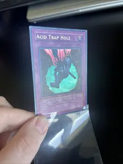 Yugioh Acid Trap Hole DDS-005 Secret Rare - Image 3