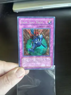 Yugioh Acid Trap Hole DDS-005 Secret Rare - Image 4