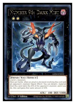Yugioh Number 96: Dark Mist #GEIM-EN052 Rare Genesis Impact LP - Image 1