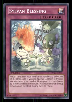 Yugioh Sylvan Blessing #LVAL-EN073 Legacy of the Valiant LP - Image 1