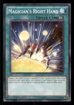 Yugioh Magician's Right Hand #MACR-EN049 Maximum Crisis LP - Image 1