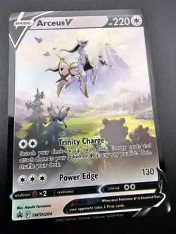 Arceus V SWSH204 SWSH: Sword & Shield Promo Cards Holo NEAR MINT - Image 3