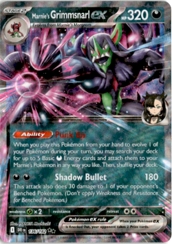 Marnie's Grimmsnarl EX 136/182 Double Star Rare Destined Rivals Pokemon TCG NM - Image 1