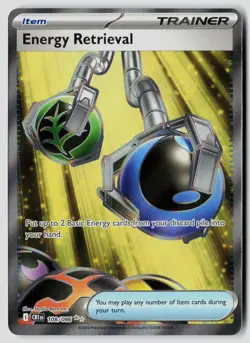 Energy Retrieval 108/086 Ultra Rare Chaos Rising Pokemon Near Mint - Image 1