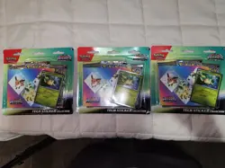 3 Pokemon Scarlet & Violet Prismatic Evolutions Tech Sticker Collection Sealed - Image 1
