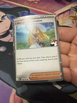 Lillie's Determination 119/132 Pokemon Play Stamp Prize Pack Holo - Image 1