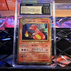 Pokemon TCG CGC Pristine 10 2023 Classic Charizard Charmeleon 002/032 Holo JP - Image 1