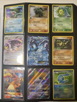 Huge Pokemon Binder Collection Lot 160 Cards Vintage / Modern / Rare / Nm-Dmg - Image 1