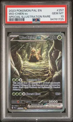 2023 POKEMON PAL EN-PALDEA EVOLVED SPECIAL ILLUSTRATION RARE WO-CHIEN EX PSA 10 - Image 1
