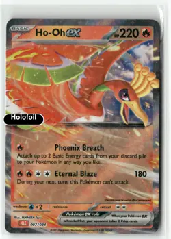 Ho-oh ex [Pokemon CL - 007/034] Holofoil - Image 2
