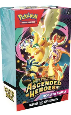 2 x Pokemon TCG: Mega Evolution Ascended Heroes Booster Bundle - Image 1
