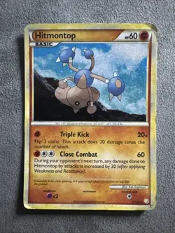 Pokemon TCG Hitmontop Heartgold & Soulsilver 5/123 Holo Rare - Image 1