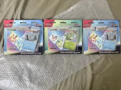 Pokemon TCG Prismatic Evolutions Tech Sticker Collection Sealed Lot of 3 - Image 1