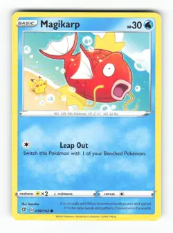 Magikarp 039/192 Common Rebel Clash Pokemon Near Mint - Image 1