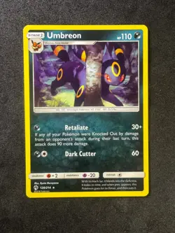Umbreon 120/214 Rare Lost Thunder Pokemon Near Mint - Image 1
