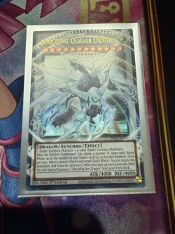 Yugioh-Shooting Quasar Dragon Extended Art RA05-EN143 Ultra Rare 1st Ed NM - Image 1