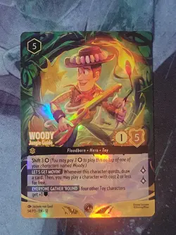 Woody - Jungle Guide 54/P3 Set Champ Promo Enchanted Foil Wilds Unknown Lorcana - Image 1